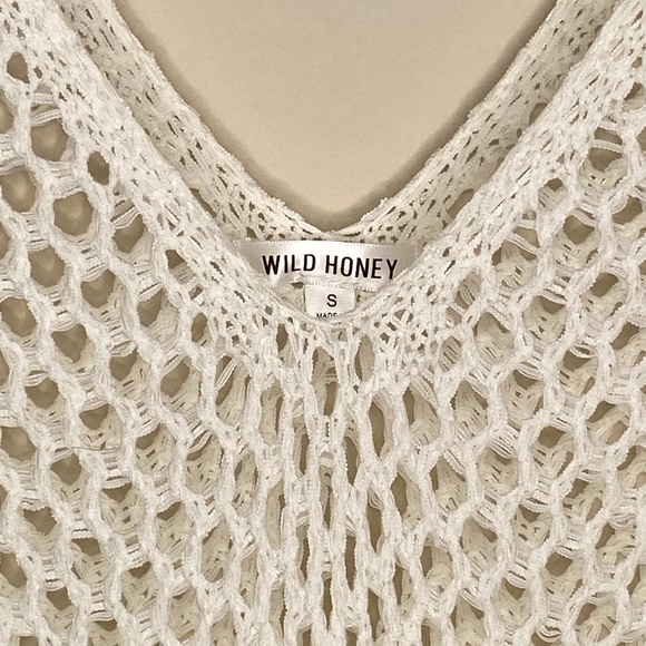 Wild Honey Crochet Fringe Cover Up - Picture 5 of 5